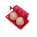 Custom Plastic Egg Tray Packaging with 2 Holes